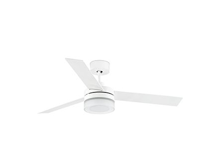 ICE LED Ventilador de techo blanco